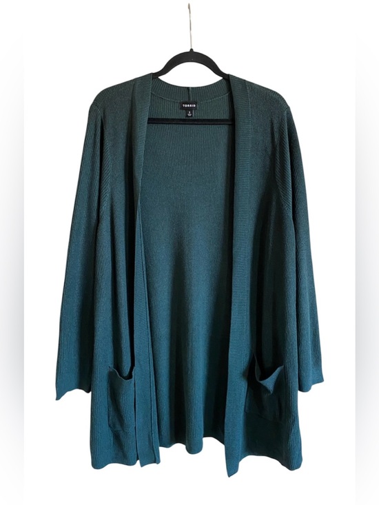 torrid Sweaters - Women’s TORRID Dark Green Cardigan Sweater Size 2